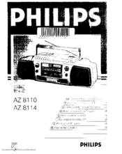 Philips AZ 8110 Owner's Manual