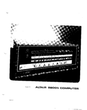 MITS altair 8800b Documentation