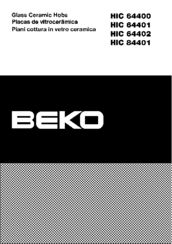Beko HIC 64400 User Instructions