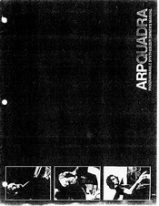 ARP Instruments Quadra Owner's Manual