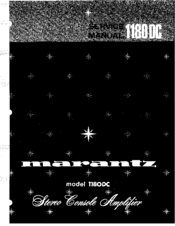 Marantz 1180DC Service Manual