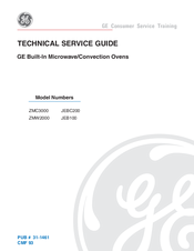GE Monogram ZMW2000 Series Technical Service Manual
