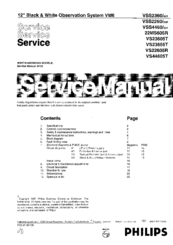 Philips VS44605T Service Manual