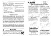 Linear Garage Door and Gate Operator Radio Controls Quick Manual