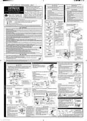 Hitachi RAC-35YHA2 Installation Manual