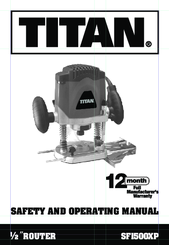 Titan SF1500XP Safety And Operating Manual