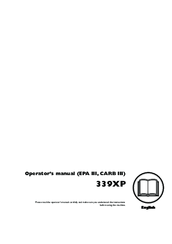 Husqvarna 339XP Operator's Manual
