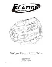 Elation Waterfall 250 Pro Manual