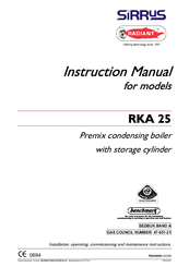Radiant RKA 25 Instruction Manual