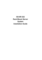 Gigabyte GS-SR 222 Installation Manual