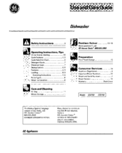 GE GSD780 Use And Care Manual