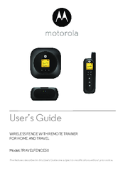 Motorola TRAVELFENCE50 User Manual