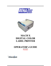 Memjet MACH X Operator's Manual