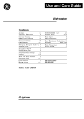 GE GSD720 Use And Care Manual