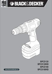 Black & Decker BPCD180KB Manual