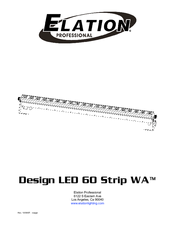 Elation Design LED 60 Strip II WA Manual