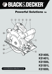 Black & Decker Powerful Solutions  KS1600L Original Instructions Manual
