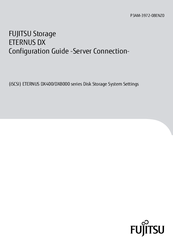 Fujitsu ETERNUS DX400 series Configuration Manual