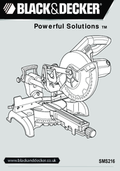 Black & Decker Powerful Solutions SMS216 Original Instructions Manual