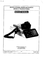 RELM RH250 Service Manual