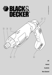 Black & Decker screwdriver Manual