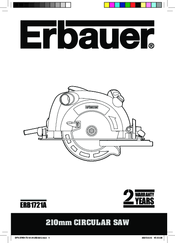Erbauer ERB1721A Manual