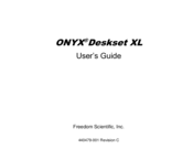 Freedom Scientific ONYX Deskset XL User Manual