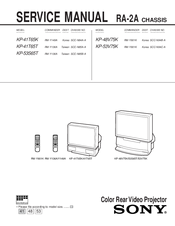 Sony KP-53V75K Service Manual