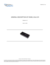 NAL A3LA-XM General Description Manual