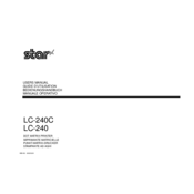 Star LC-240C User Manual