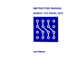 Uniden Remote VFO 8010 Instruction Manual