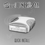 QPS Que! USB 2/1.1 Quick Install Manual