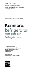 Kenmore 253. 60722 Use & Care Manual