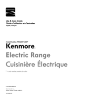 Kenmore 970C6231 Series Use & Care Manual