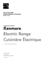 Kenmore 970C5035 Series Use & Care Manual