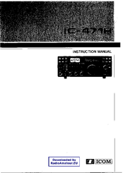 Icom IC-471H Instruction Manual