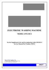 EcoSmart GWL10US Service Supplement Manual