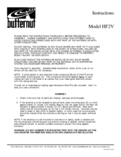 Butternut HF2V Instructions Manual