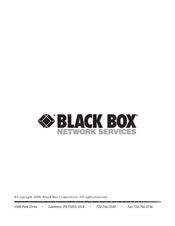 Black Box 12-Port 1000BASE-TX L2 Managed PoE Switch User Manual