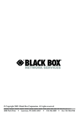 Black Box KV7013A Instruction Manual