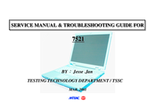 MiTAC 7521 PLUS/N Service Manual & Troubleshooting Manual