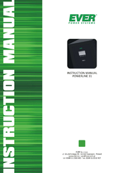 Ever POWERLINE 31 series Instruction Manual