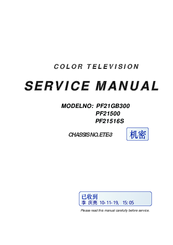 Magnum PF21516S Service Manual