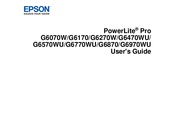 Epson PowerLite Pro G6170 User Manual