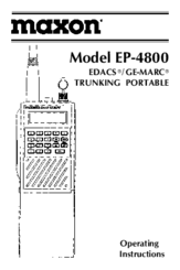 Maxon EP-4800 Operating Instructions Manual