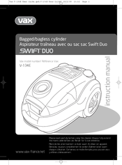 vax Swift duo V-134E Instruction Manual