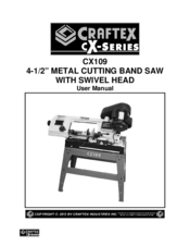 Craftex CX109 User Manual