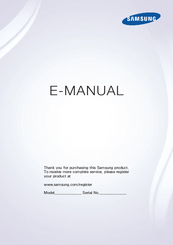 Samsung H6088 series E-Manual