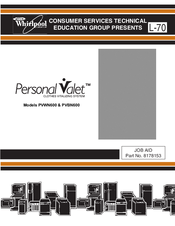 Whirlpool Personal Valet PVWN600 Service Manual