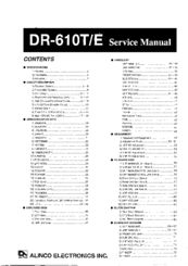 Alinco DR-610E Service Manual